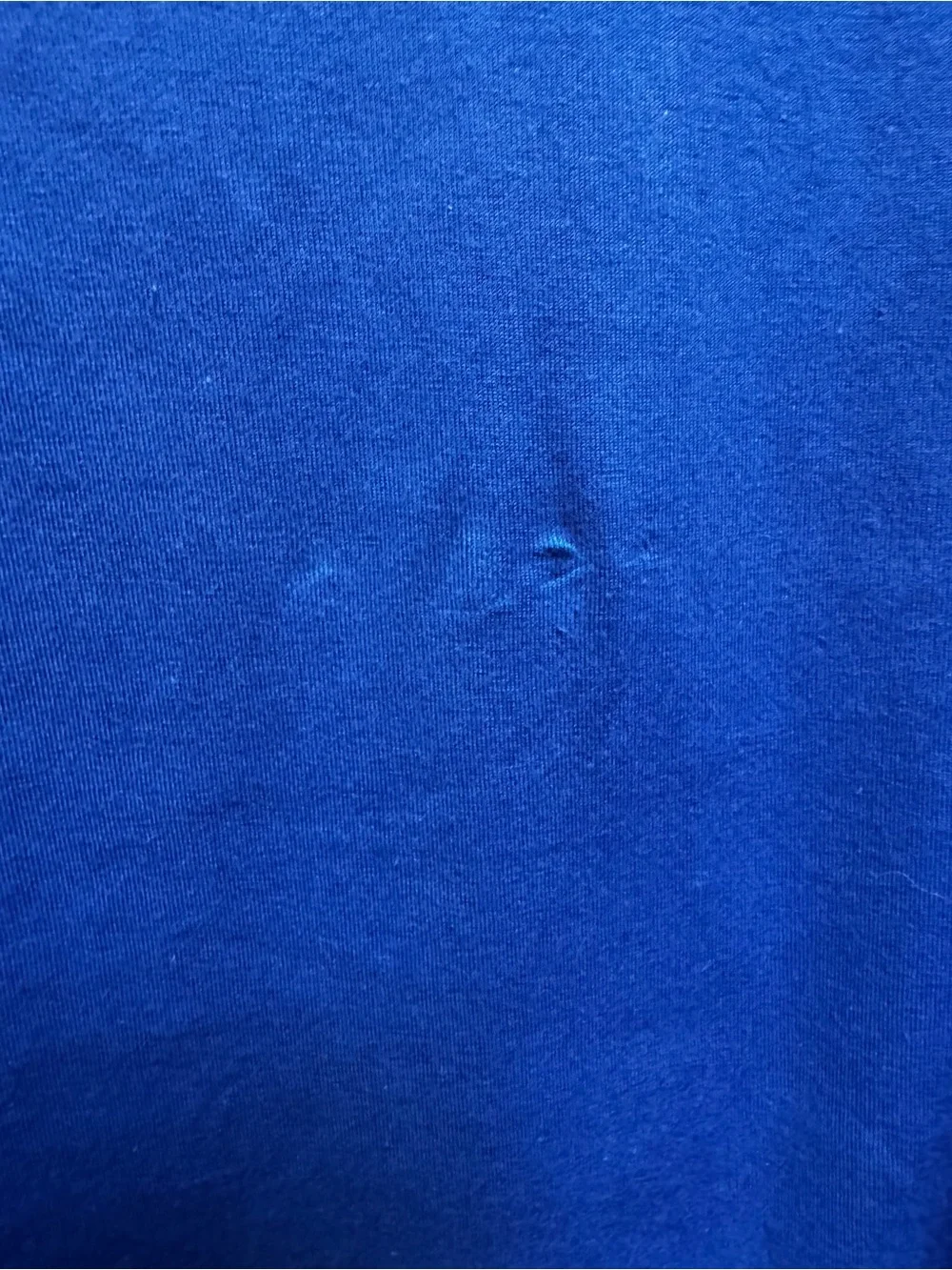 Nike NWT Swoosh Embroidered Black Logo on Royal Blue Tee Shirt Mens XL
